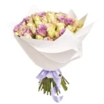 Букет из 51 розы кения нежный микс