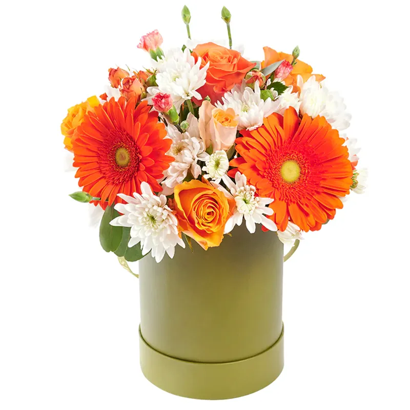 Цветы в коробке Долгожданное счастье